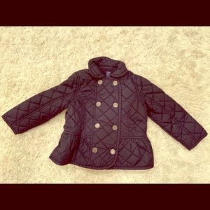 Baby Gap navy blue bomber coat - Size 2T